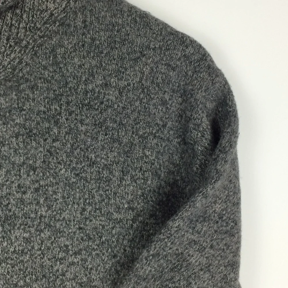 Hudson North Sweater Mens Small Wool Blend Shawl Collar Long Sleeve Grey Outdoor - Picture 4 of 16